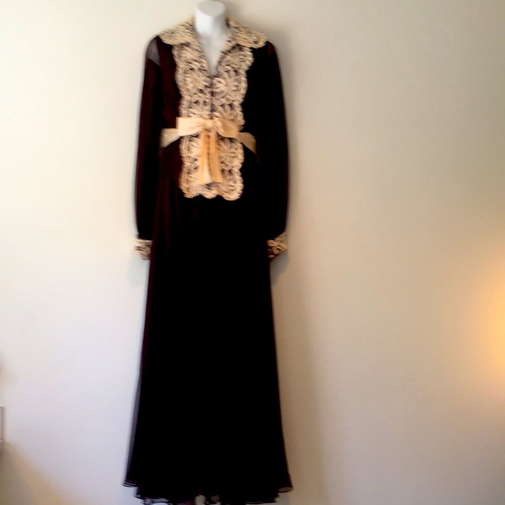 Vintage Hollywood Hostess Palazzos Pant Gown